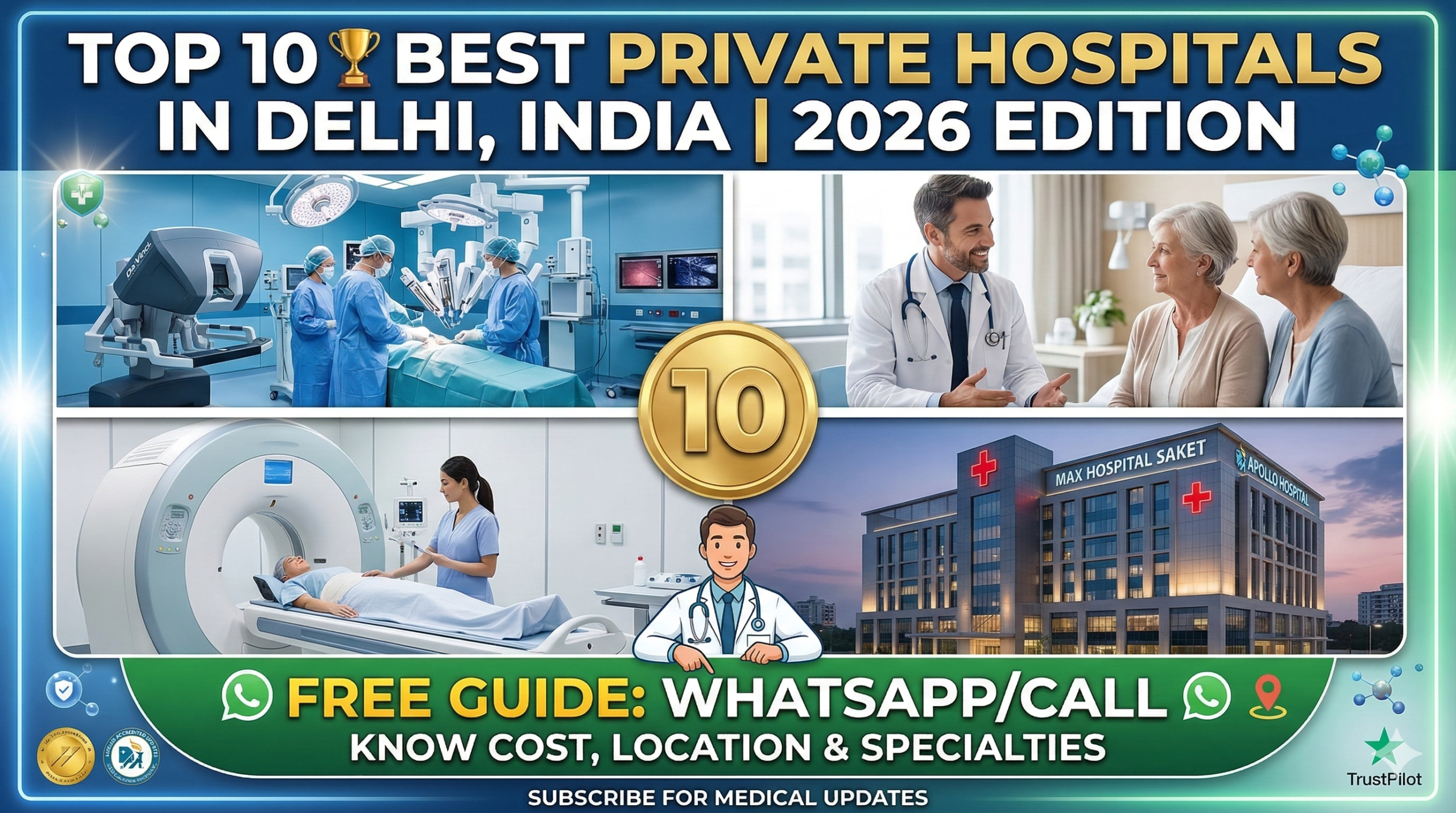 Top 10 Best Private Hospitals in Delhi, India (2026 Edition)